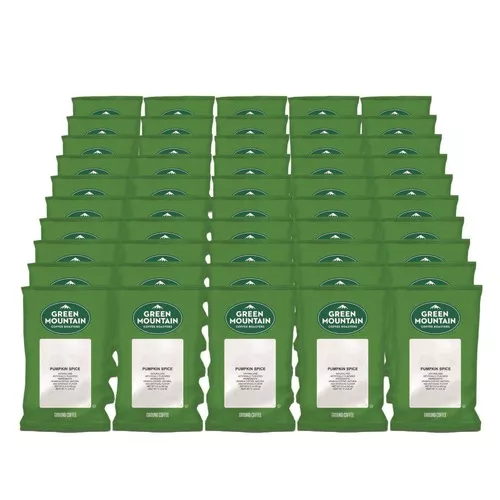Green Mountain Coffee 5000369557 2.2 oz. Coffee Fraction Packs - Pumpkin Spice (50/Carton)