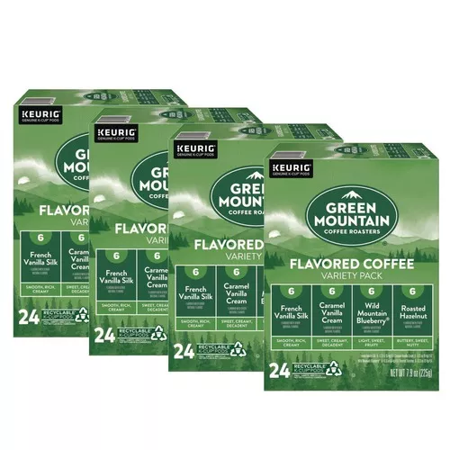 Green Mountain Coffee 5000374160 Flavored Variety Coffee K-Cups - Assorted Flavors (96/Carton)