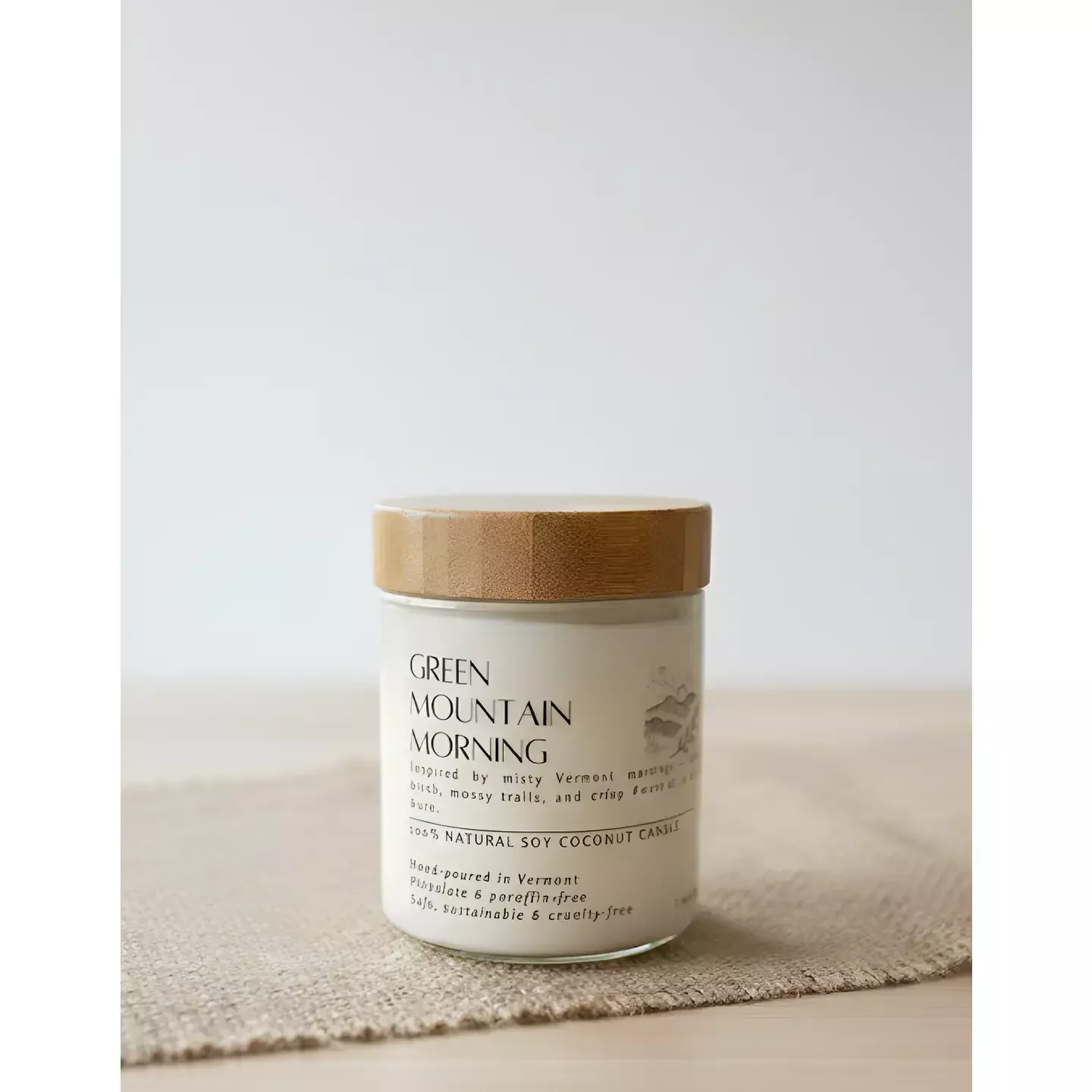 Green Mountain Morning Candle