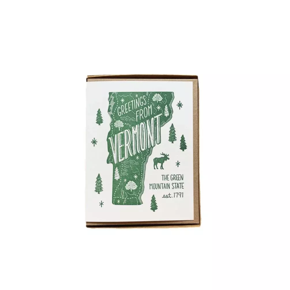 Greetings from Vermont Boxed Set of 6 Cards
