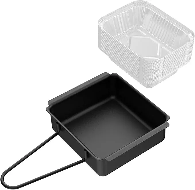 Grill Drip Pan & Grease Catcher Cup Set with 15 Aluminum Foil Liners - Nexgrill Replacement Parts, Nexgrill Grease Tray（OLD MODEL）