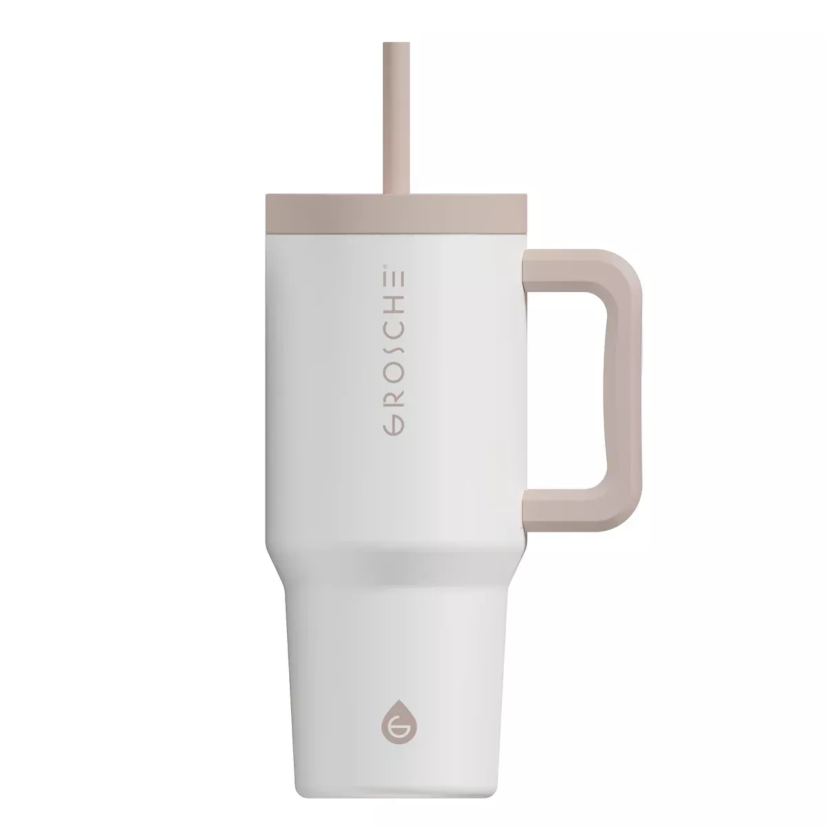 Grosche - Aspen Insulated Tumbler W/Handle & Straw 32oz