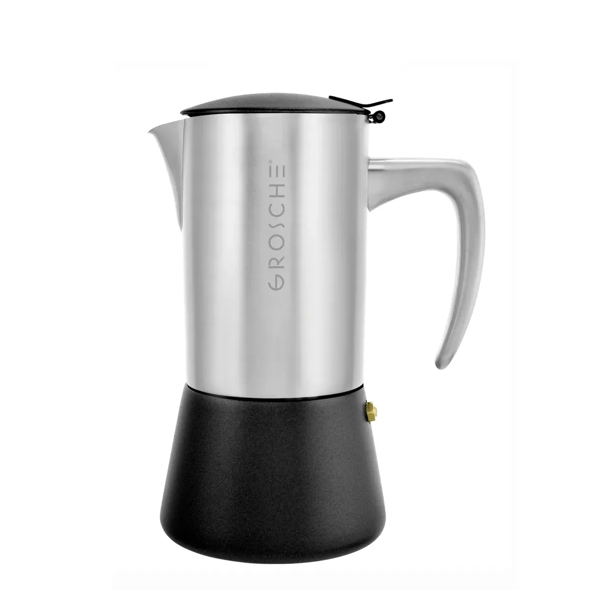 Grosche - Milano Stainless Steel Stovetop 6 Cup Espresso Maker