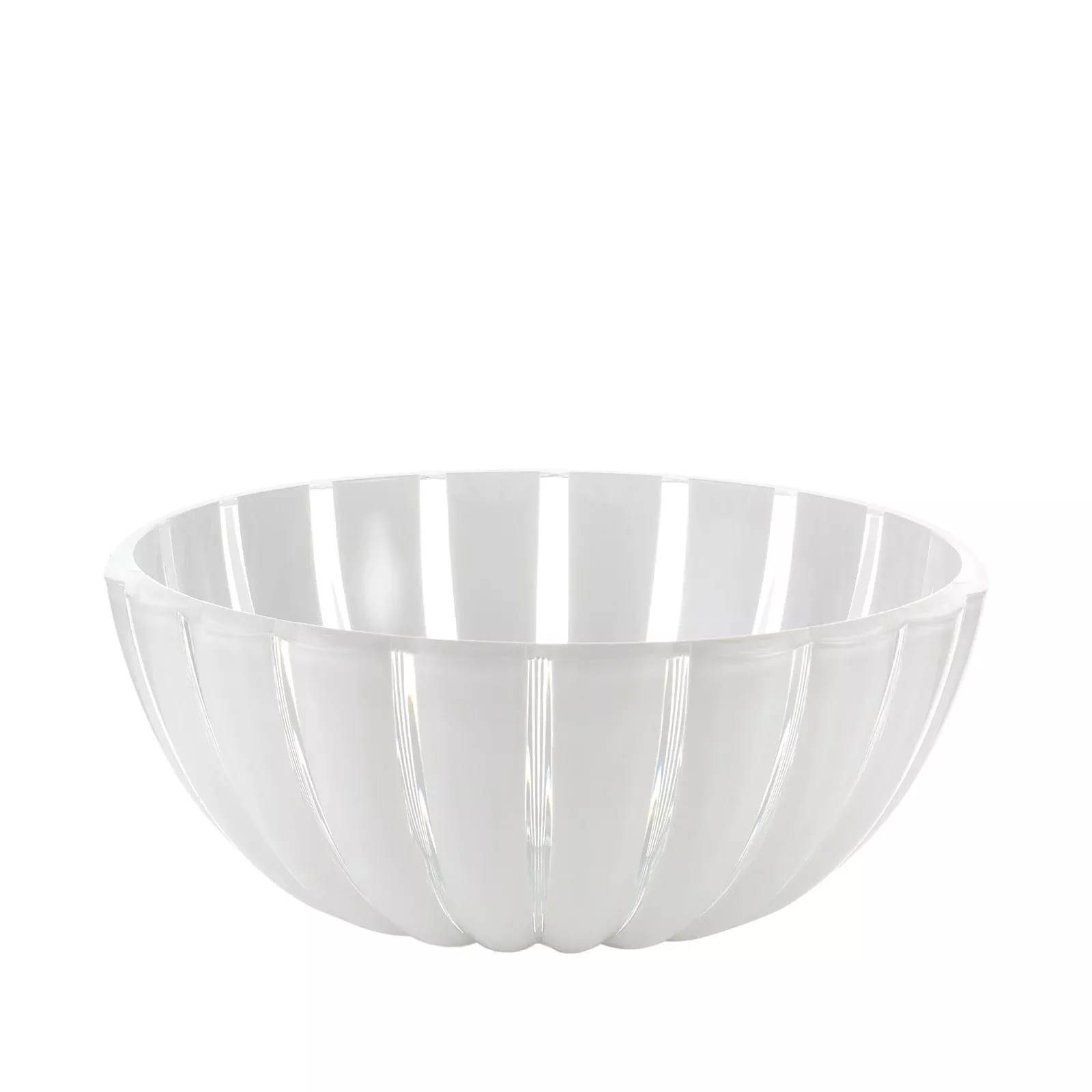 Guzzini Acrylic XL Bowl, White, 11.75"