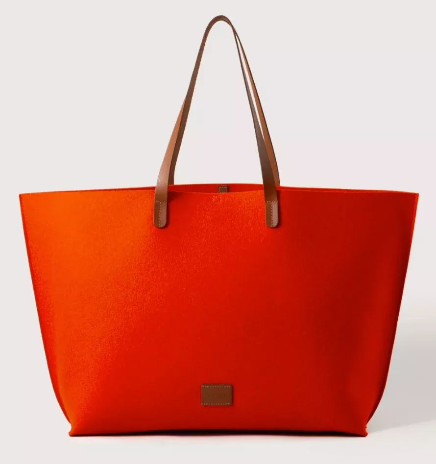 Hana Merino Wool Felt Boat Bag