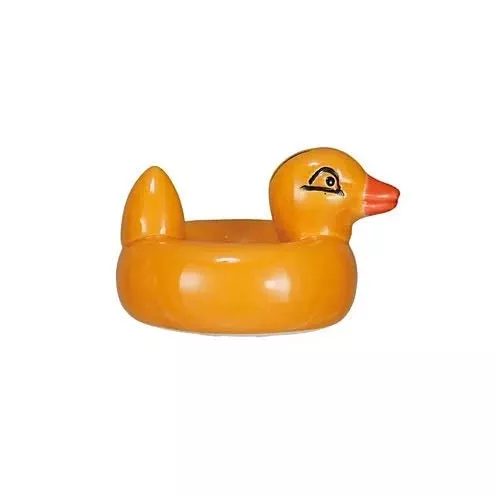 Hand-Painted Floating Ceramic Duck Pool Float Figure