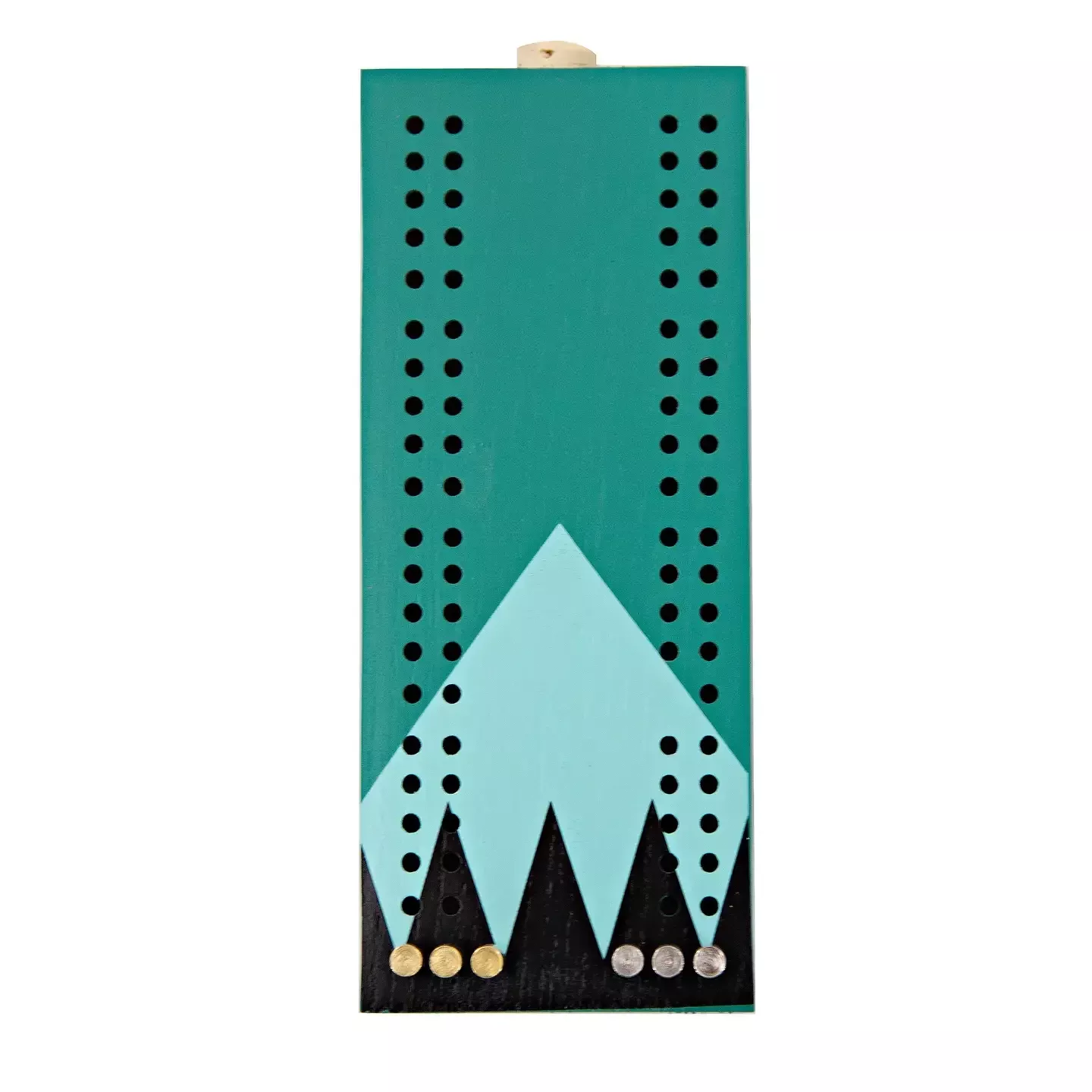Hand Painted Pocket Cribbage Gooseberry