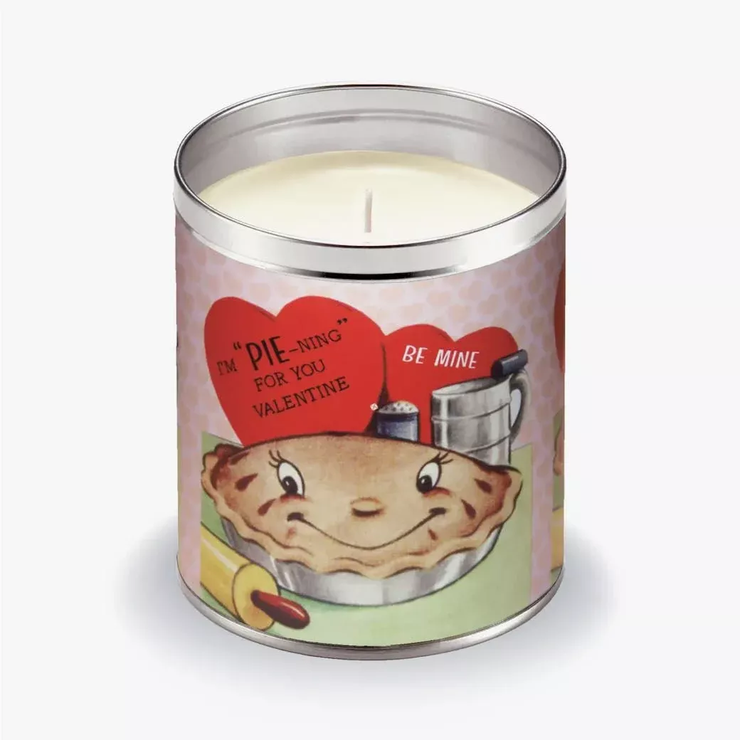 Hand-Poured Valentine Candle Pie-Ning for You (Sunshine Scent)