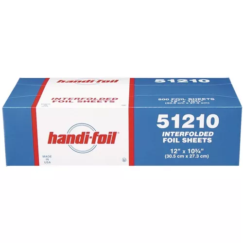 Handi-Foil HFA 51210 10.75 in. x 12 in. Interfold Sheets (3000/Carton)