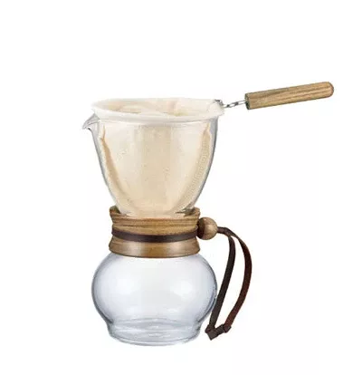Hario Drip Pot Olive Wood Neck