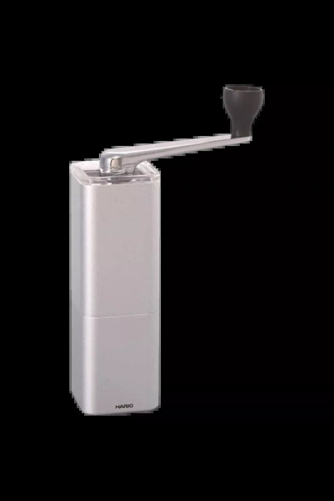 Hario Prism Ceramic Coffee Mill Silver Aluminum