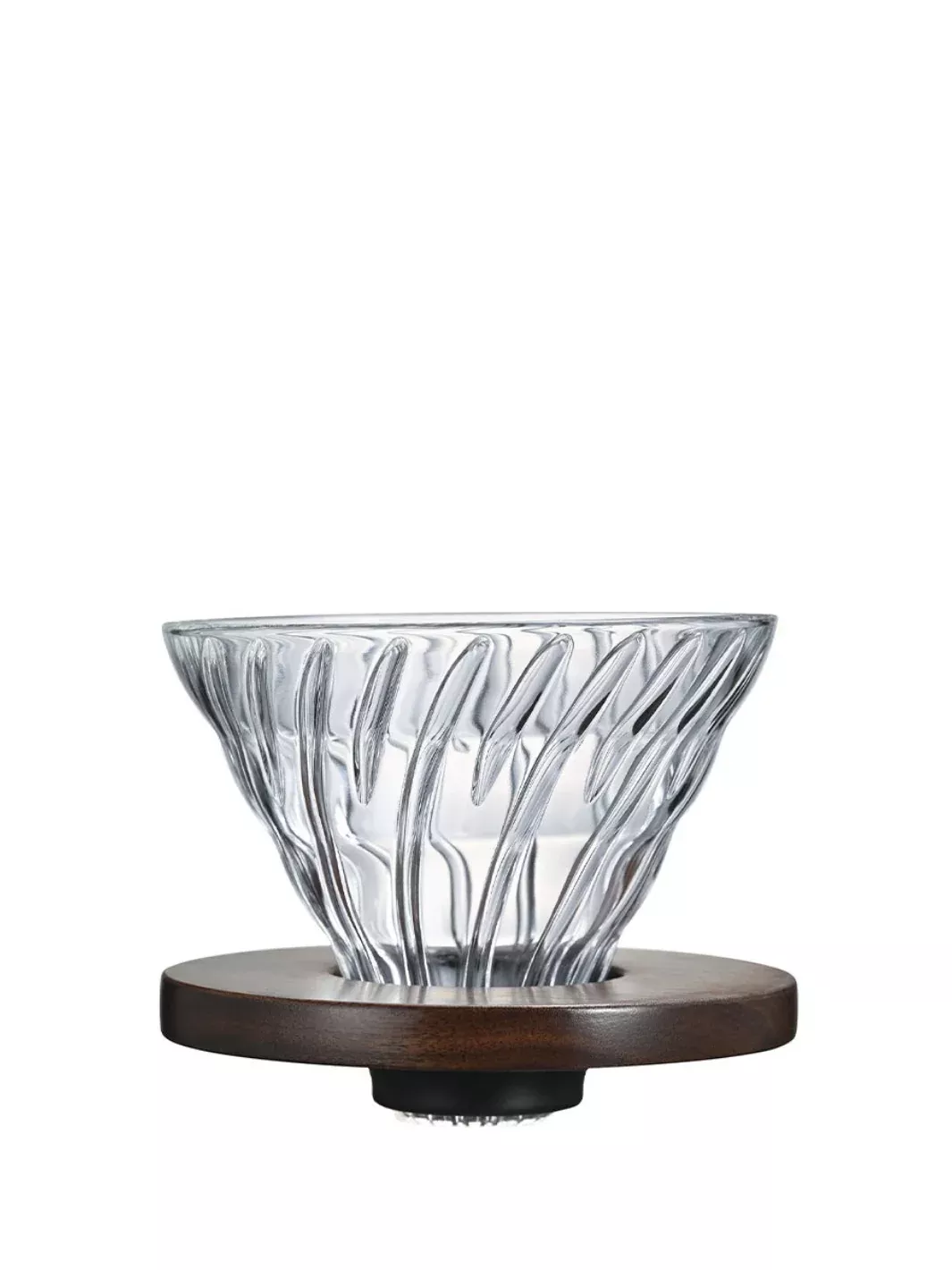 HARIO V60-02 Glass Dripper (Walnut)