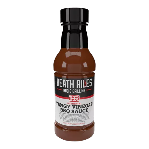 Heath Riles Tangy Vinegar BBQ Sauce - 16 oz