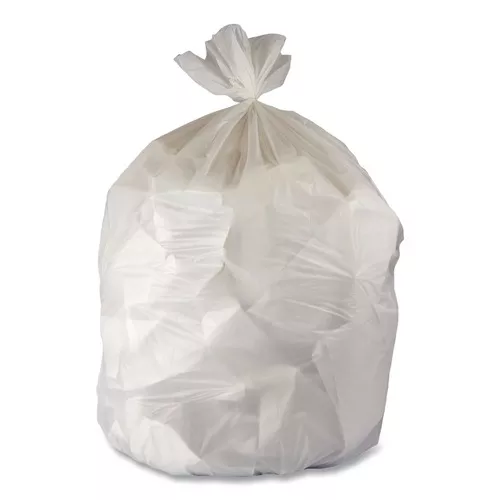 Heritage B8048ZC 40 in. x 48 in. 3 mil 45 Gallon Linear Low-Density Can Liners - Clear (75/Carton)
