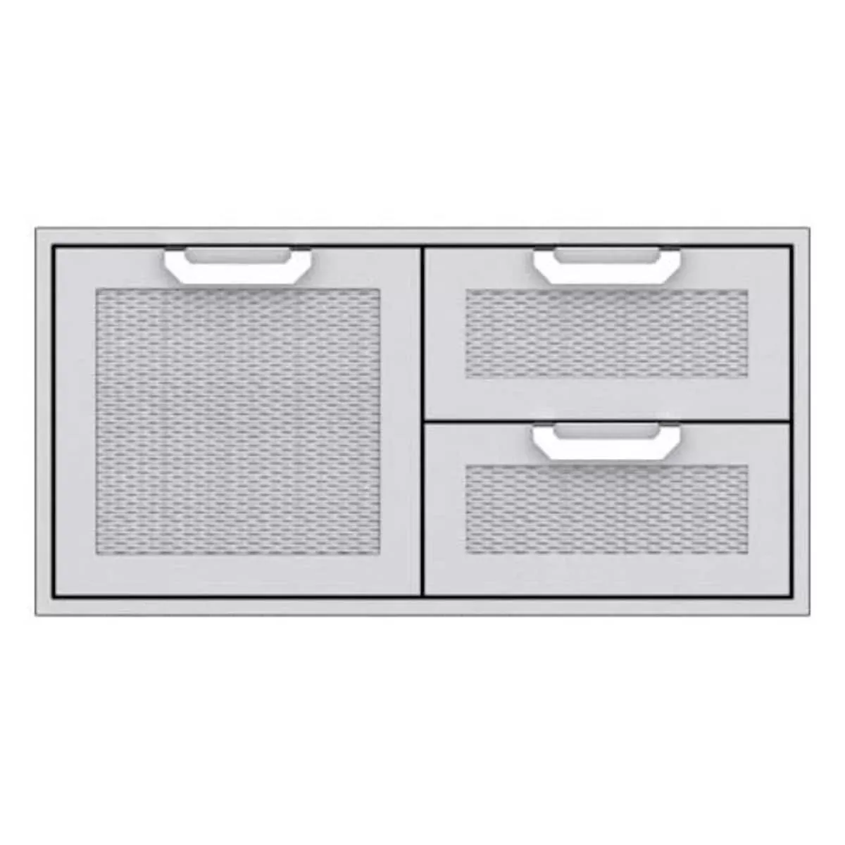 Hestan 42-Inch Double Drawer & Single Storage Door Combo