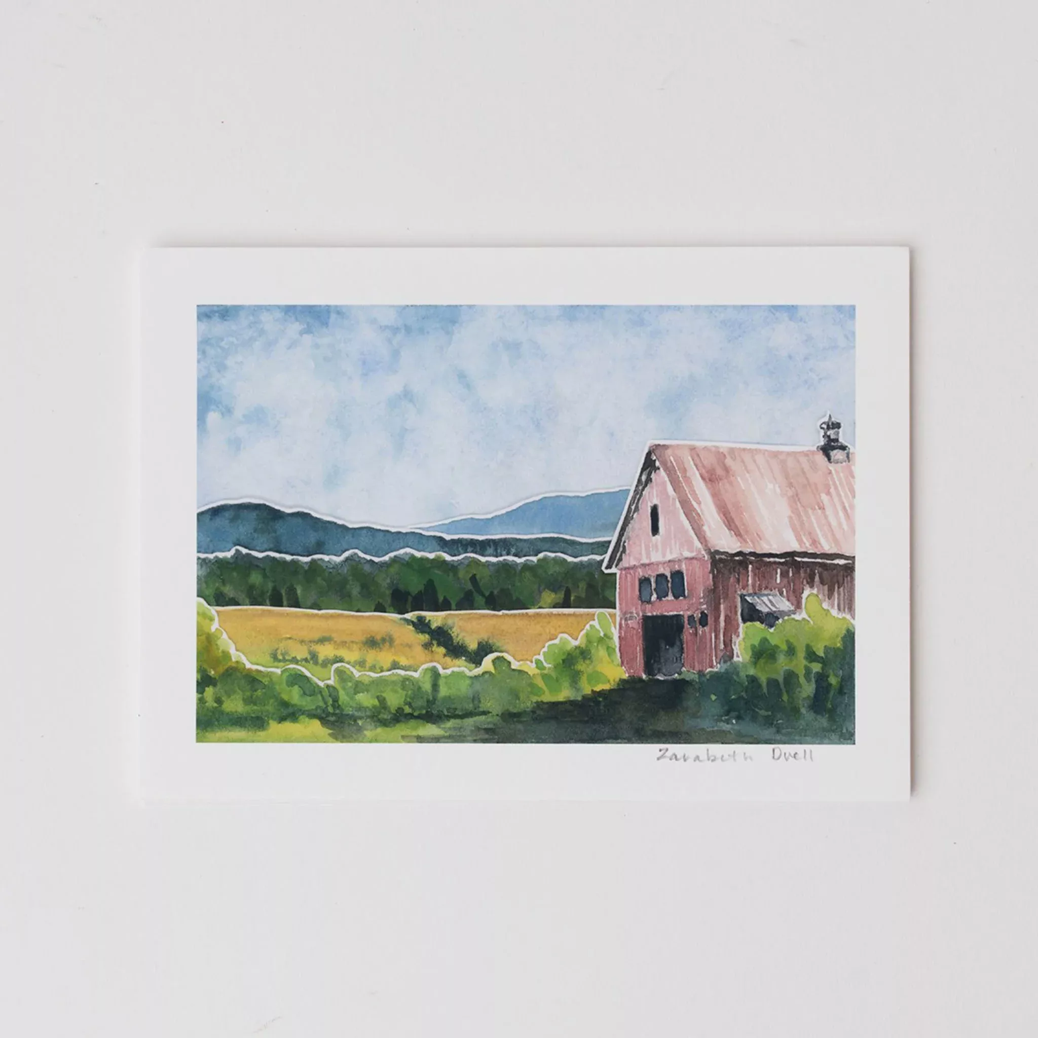High Summer Barn 5x7 Print