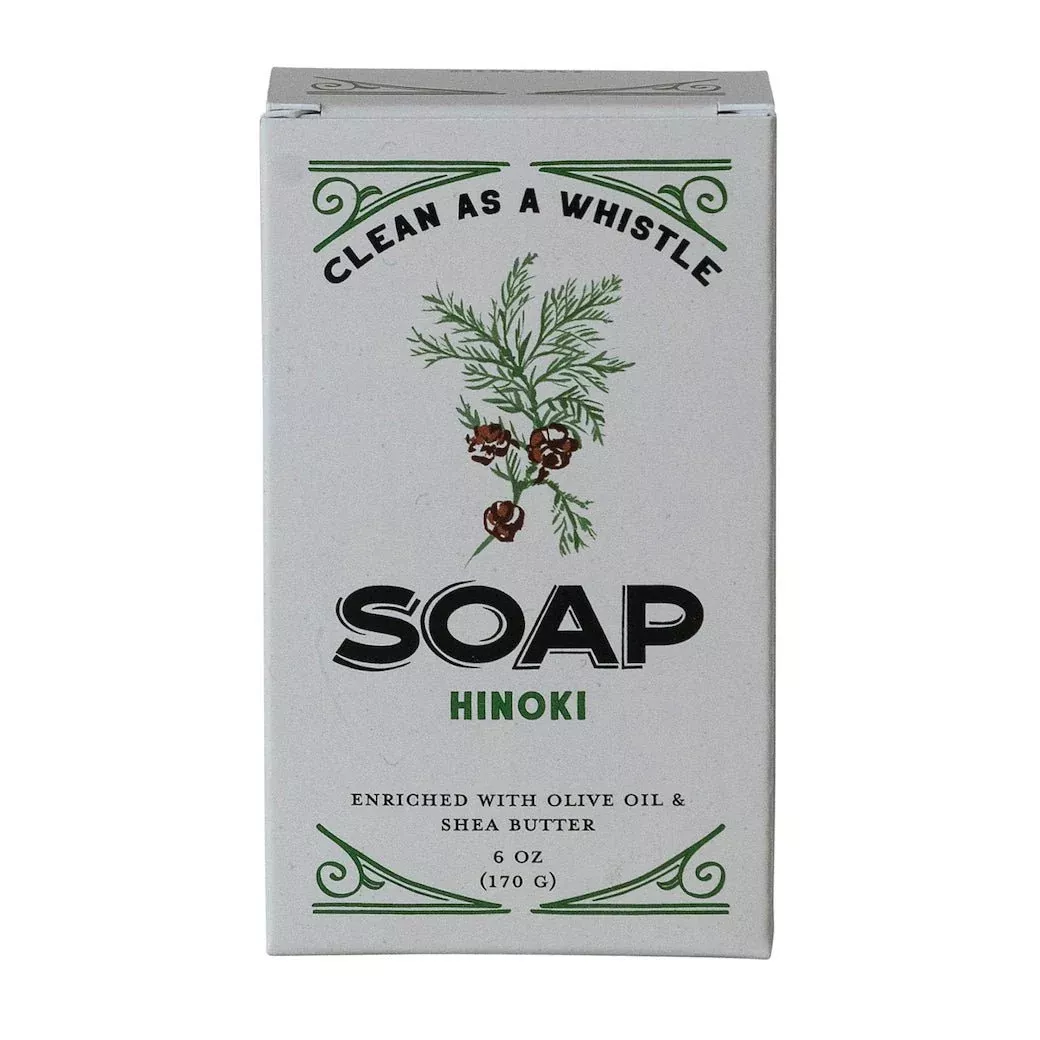 Hinoki Pine Scented Olive Oil & Shea Butter Bar Soap