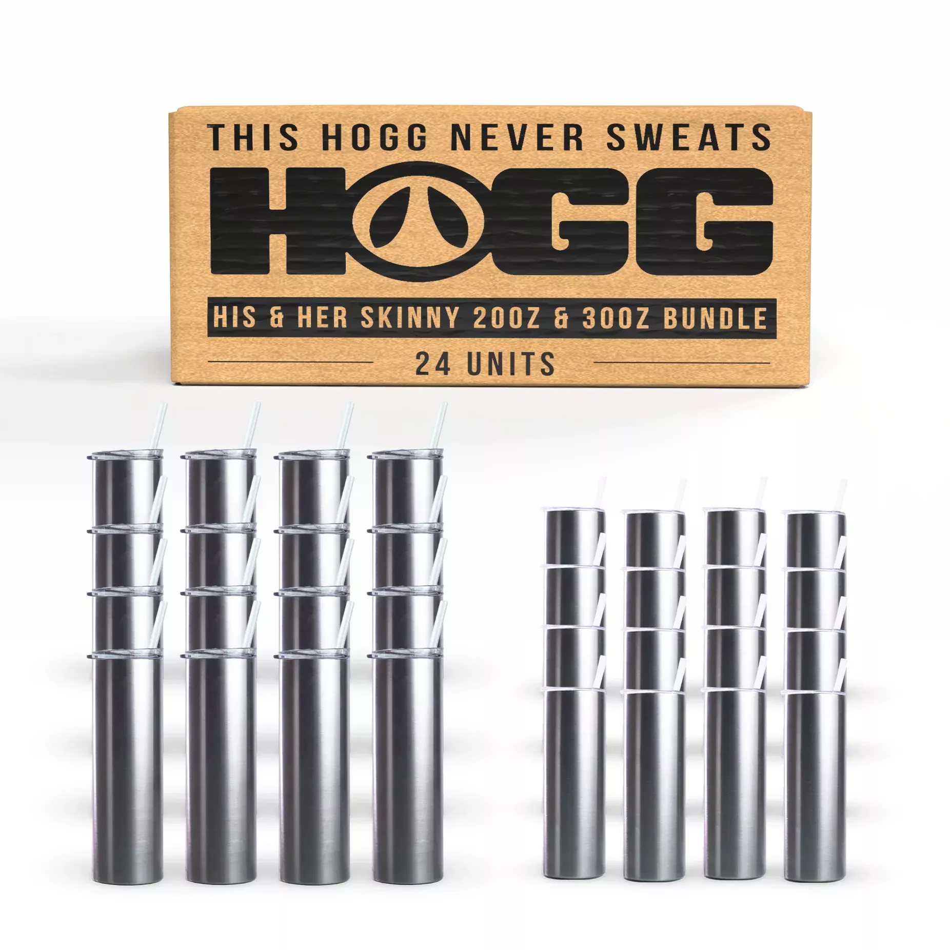 His & Her Skinny 20oz & 30oz Bundle (24 Units)