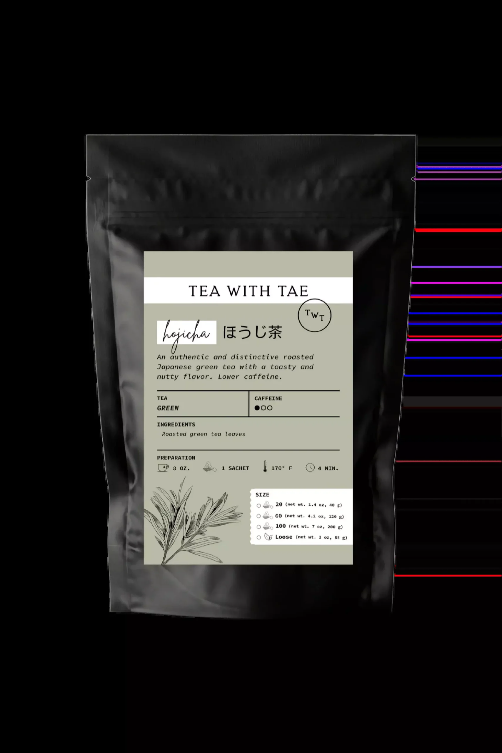 Hojicha Japanese Green Tea Pouch