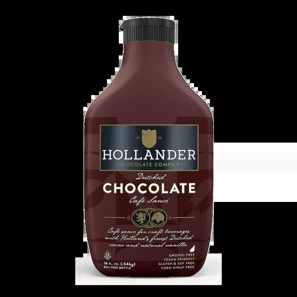 Hollander Sweet Ground Dutched Chocolate Sauce - Bottle (14 fl oz)