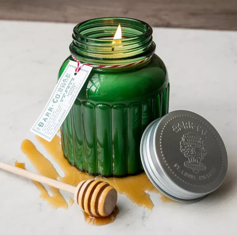 Honey Mint Apothecary Jar Candle - 20oz