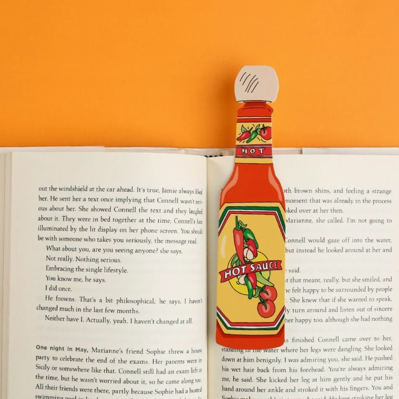 Hot Sauce Die Cut Bookmark