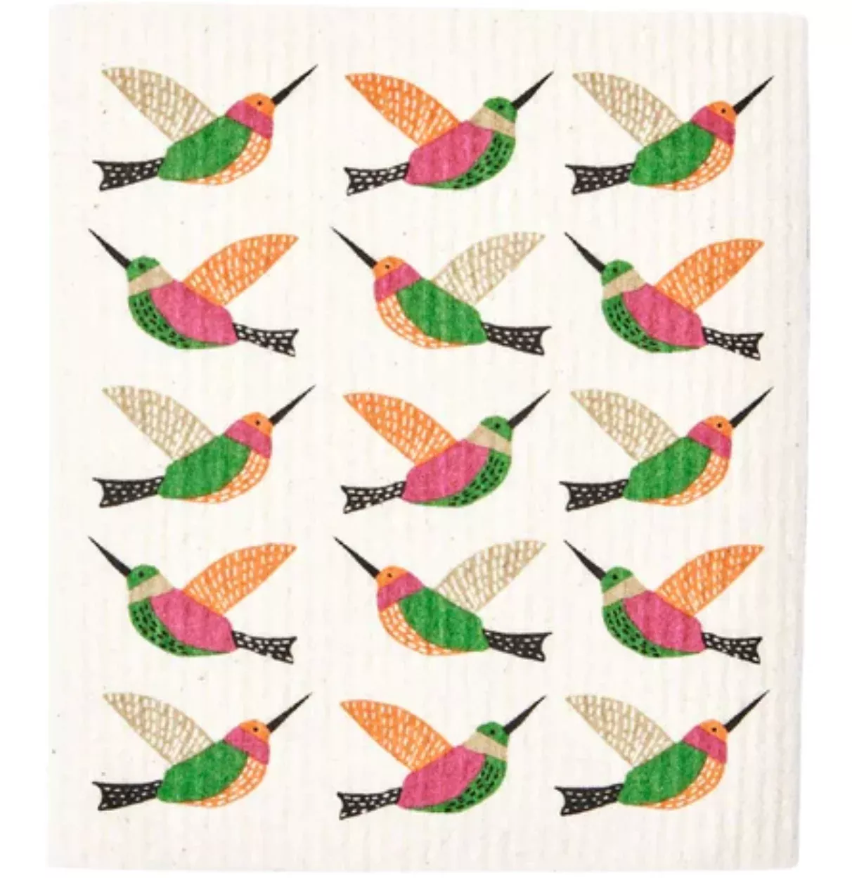 Hummingbirds Blu Swedish Dish Cloths – Set of 2