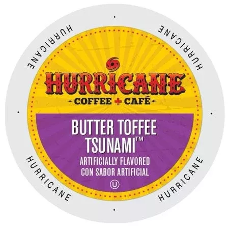 Hurricane Coffee - Butter Toffee Tsunami BPI CC 20 Pack