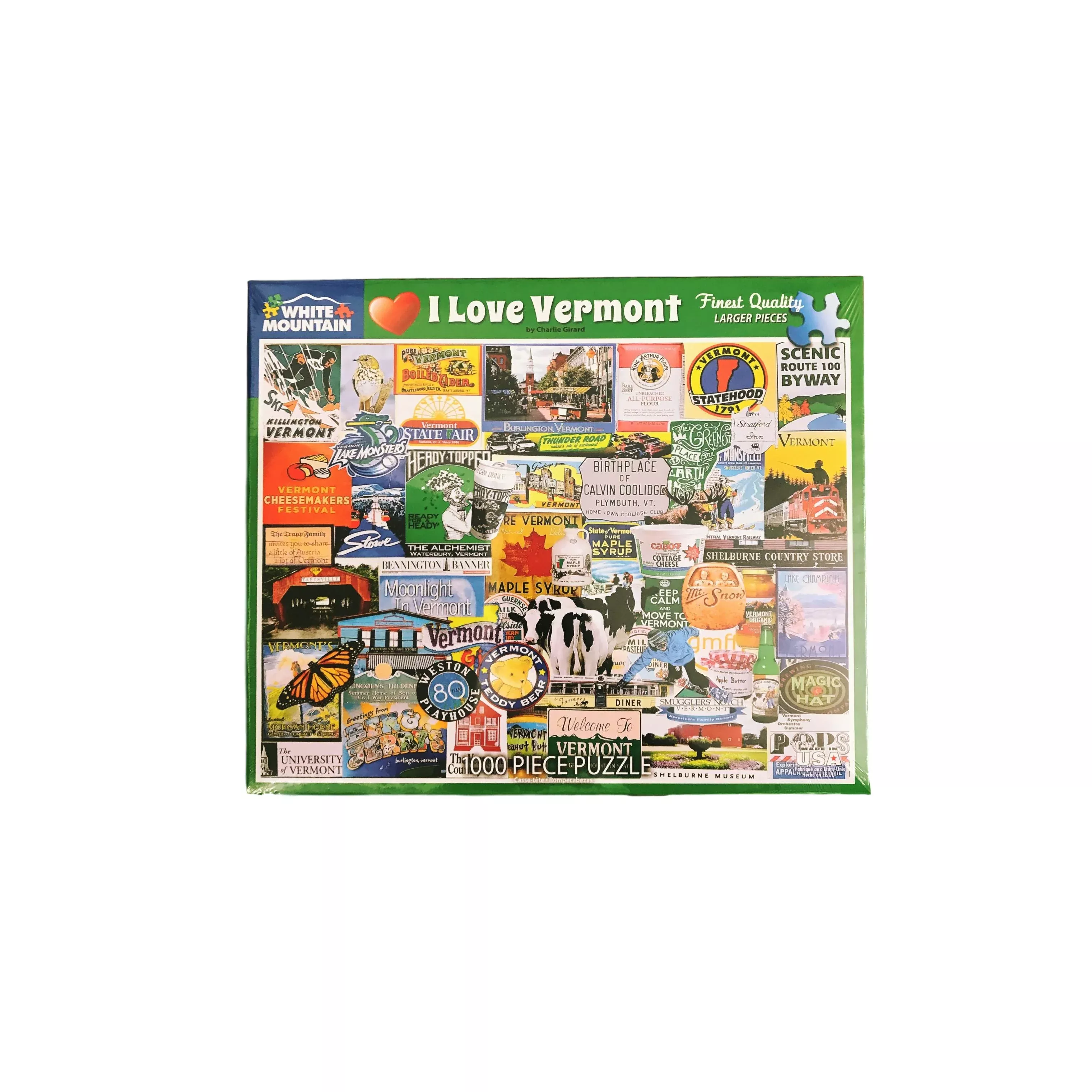 I Love Vermont 1000 Piece Puzzle