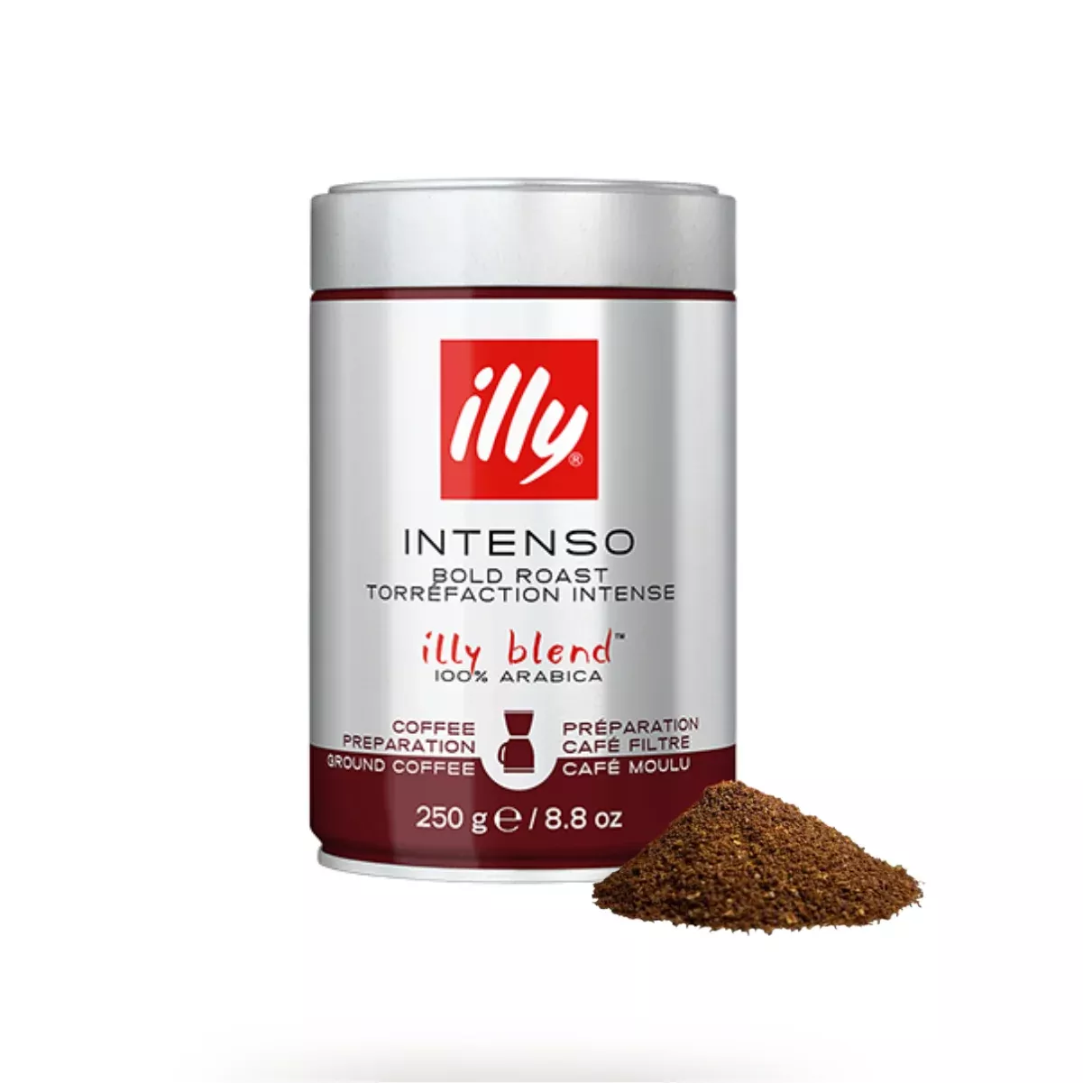 illy Intenso Ground Filtro Coffee - Dark Roast (250g)