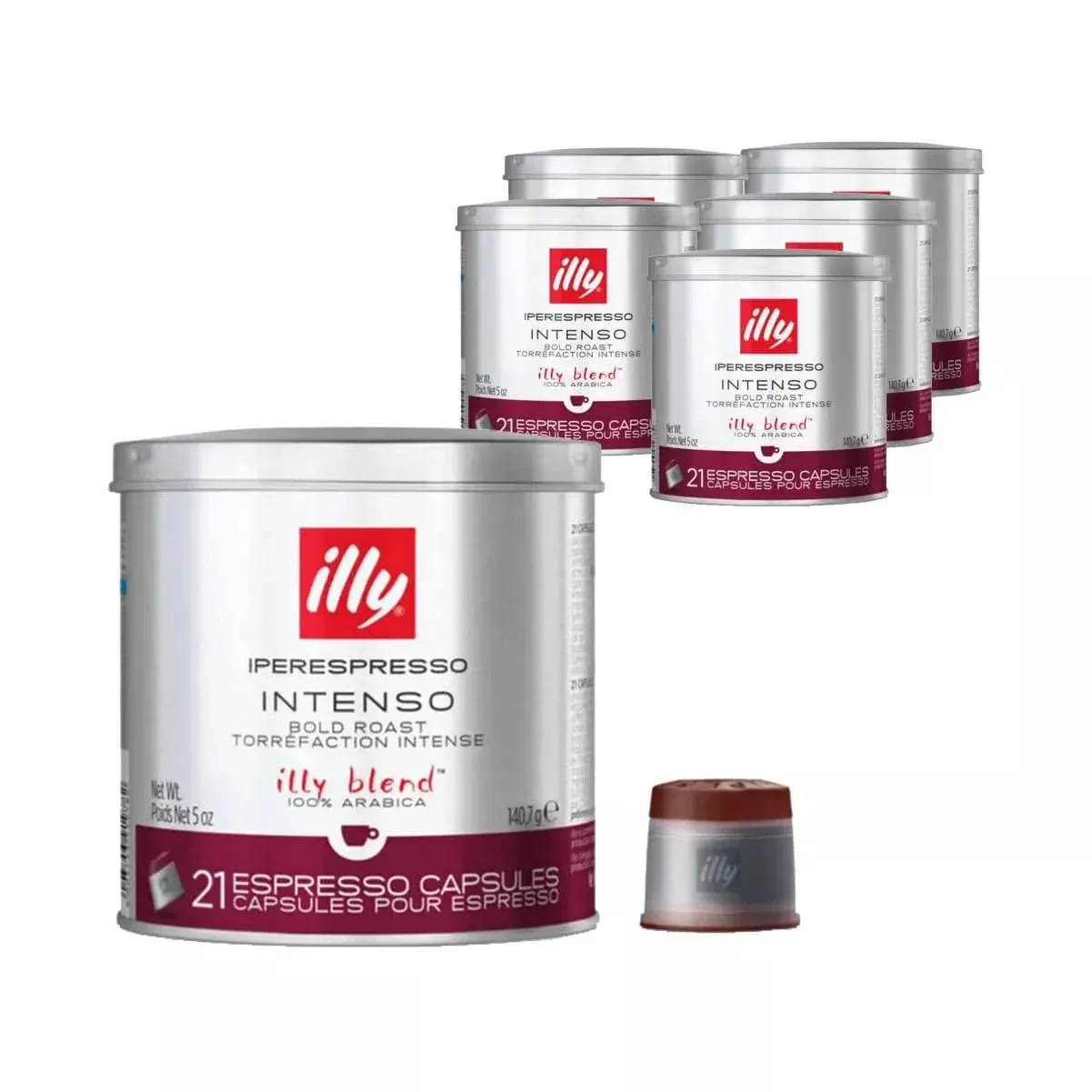 Illy Iperespresso Intenso Dark Espresso Capsules (Bulk Case of 126)