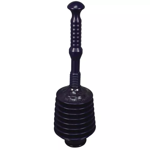 Impact 9205 Deluxe Professional 11.2 in. x 6 in. Polyethylene Plunger - Black