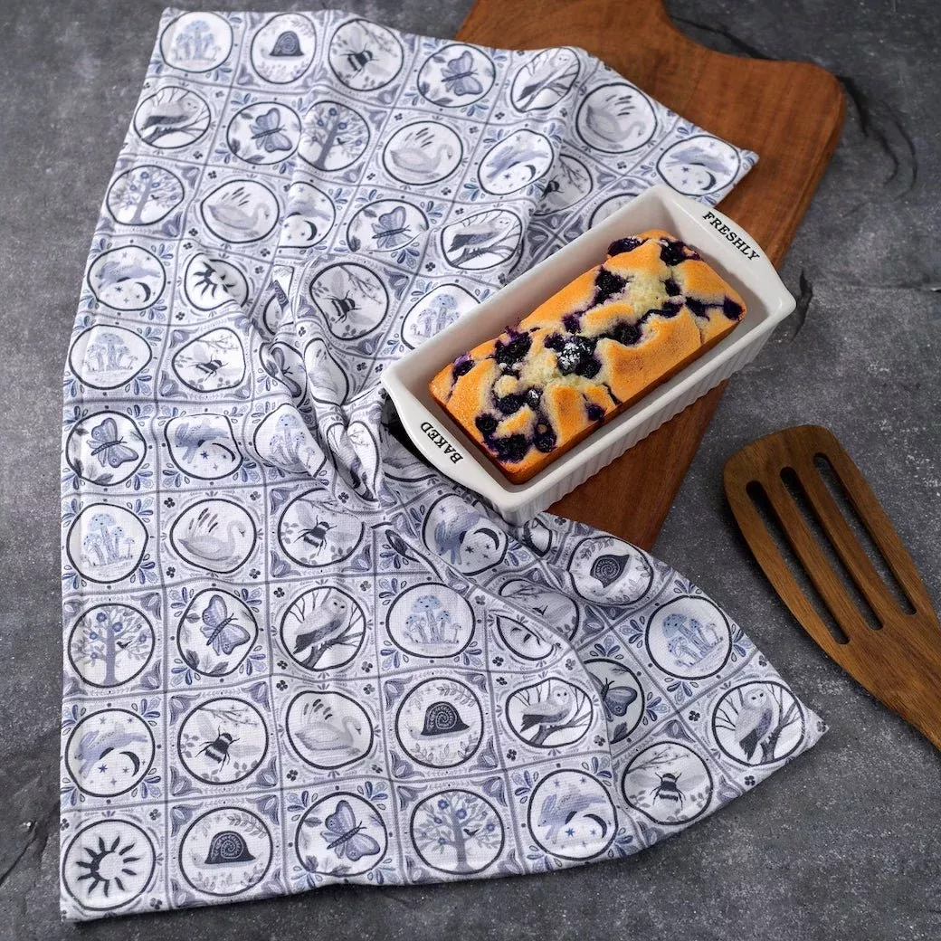 Indigo Tiles Kitchen Towel
