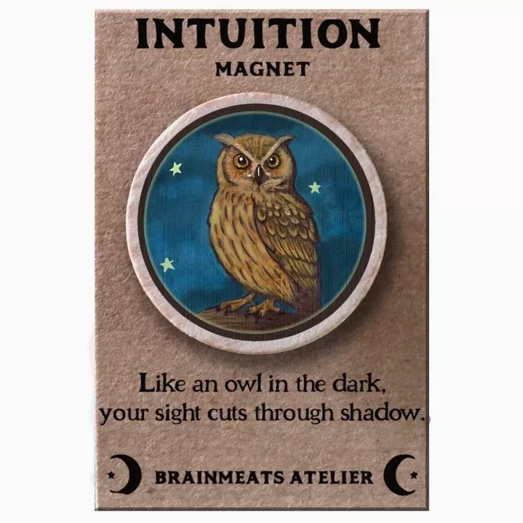 Intuition Magnet - Owl Token for Vision & Clarity