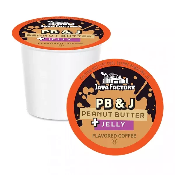 JAVA FACTORY PEANUT BUTTER & JELLY COFFEE 12 CT