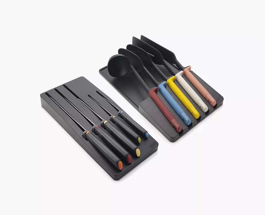Joseph Joseph 10-piece Multicolor In-drawer Knife & Utensil Set