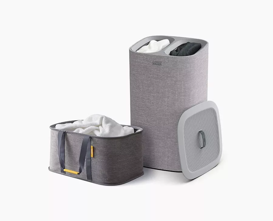 Joseph Joseph 2-piece Gray Laundry Basket Set