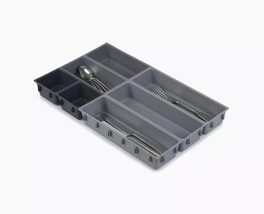 Joseph Joseph Blox™ 7-piece Gray Drawer Organizer Set