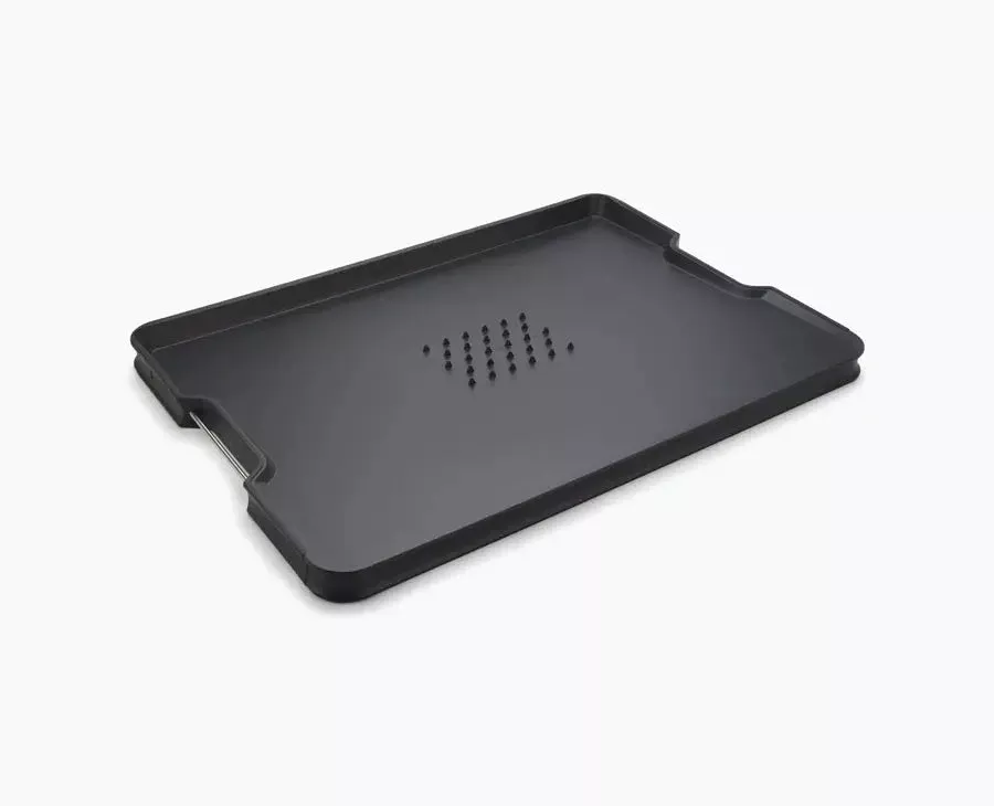 Joseph Joseph Cut&Carve™ Plus Multi-function Black Cutting Board