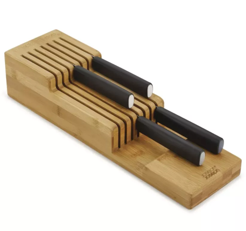 Joseph Joseph DrawerStore™ Bamboo Compact Knife Organizer