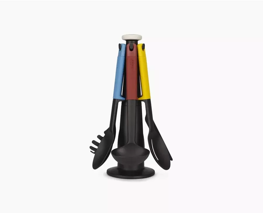 Joseph Joseph Elevate™ 6-piece Multicolour Utensil Set With Storage Stand