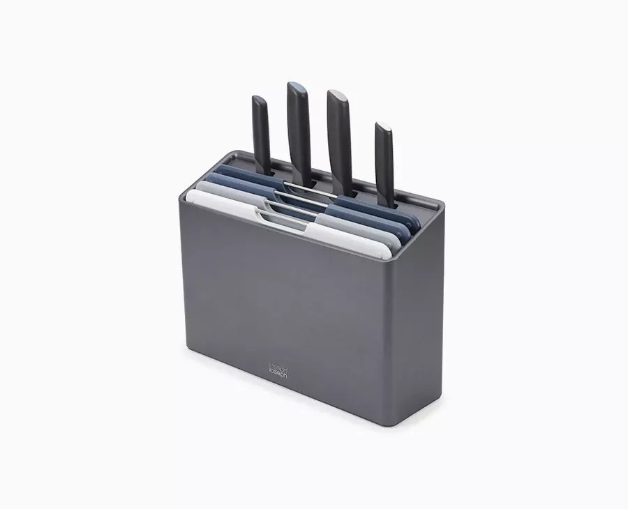 Joseph Joseph Folio™ Plus 8-piece Knife & Gray Cutting Board Set