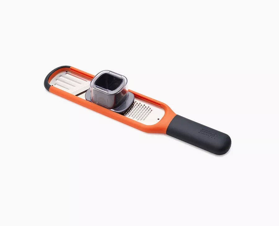 Joseph Joseph Handi-Grate™ Orange 2-in-1 Mini Grater & Slicer