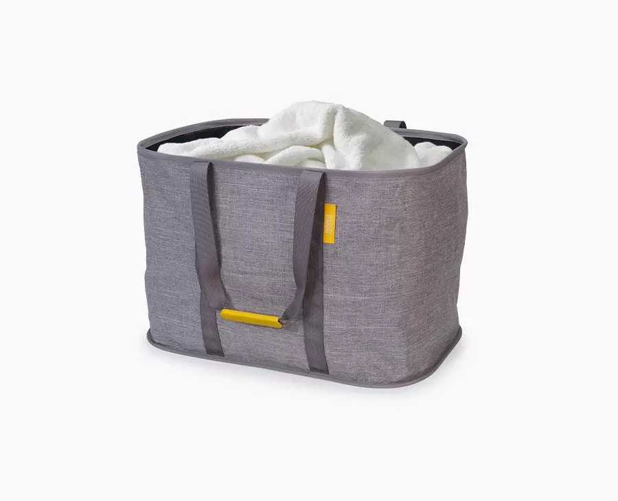 Joseph Joseph Hold-All™ Max Gray Collapsible 55L Laundry Basket