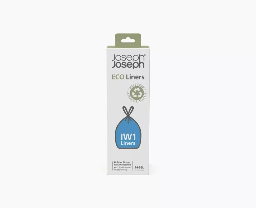 Joseph Joseph IW1 24-36L Gray Recycled Trash Bags