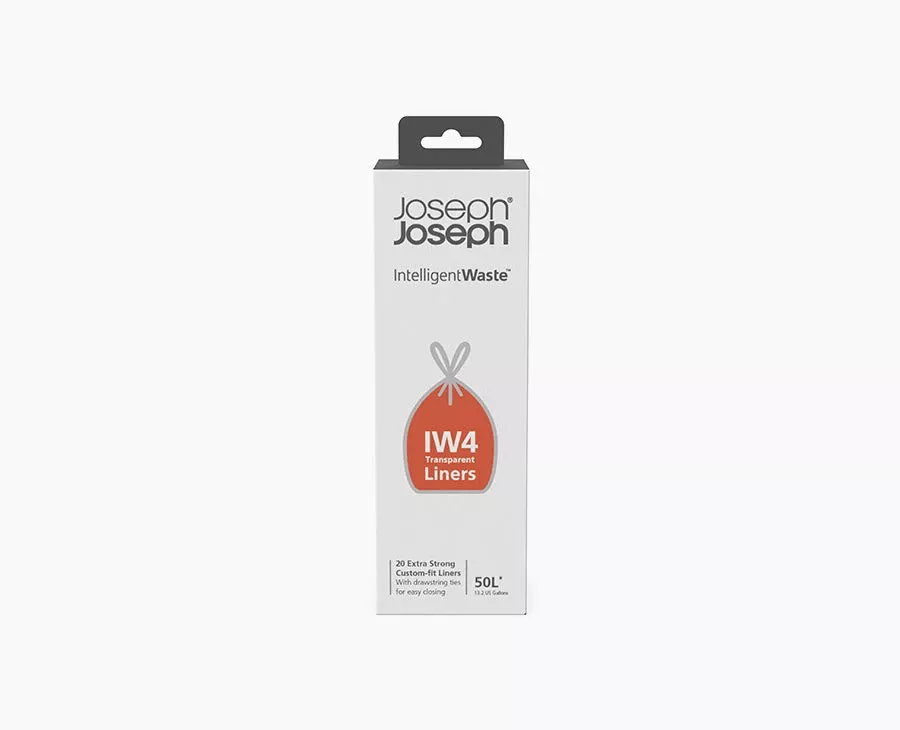 Joseph Joseph IW4 50L Clear Trash Bags