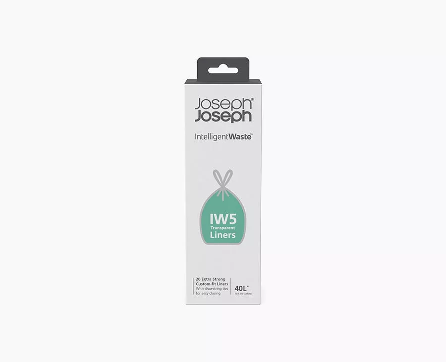 Joseph Joseph IW5 40L Clear Trash Bags