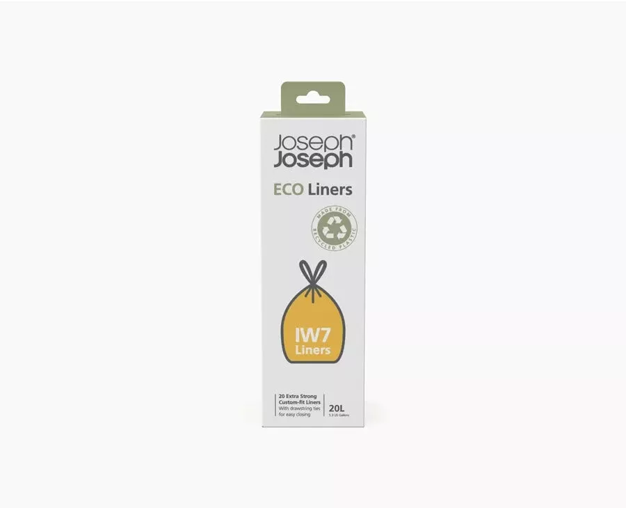Joseph Joseph IW7 20L Gray Recycled Trash Bags