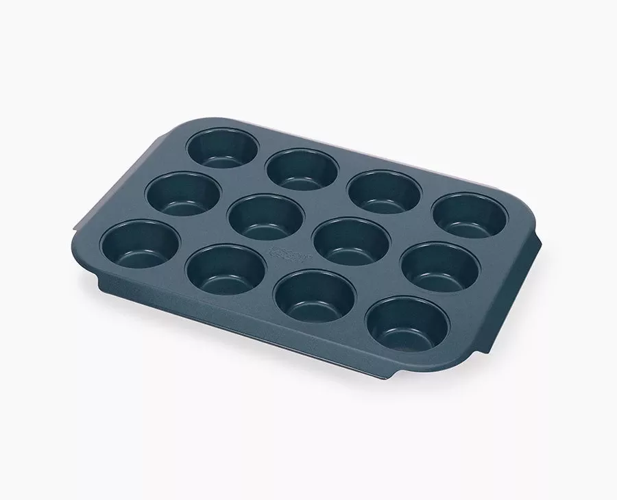 Joseph Joseph Nest™ Bake Non-Stick 12 Cup Blue Muffin Pan