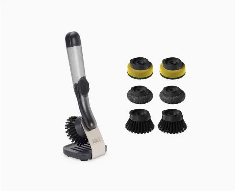 Joseph Joseph SinkTech™ Soap Dispensing Dish Brush With Steel Stand & Extra Heads